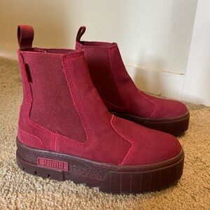 puma mayze suede chelsea boots